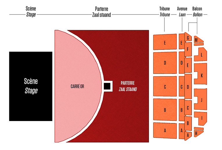 Placement Plan Des Places Numérotées Halle Tony Garnier