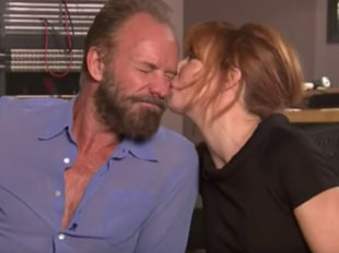 Extrait d'une interview inédite de Mylène et Sting - 2